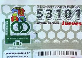 La Lotería del Jueves se suma al Centenario del Moralo CP