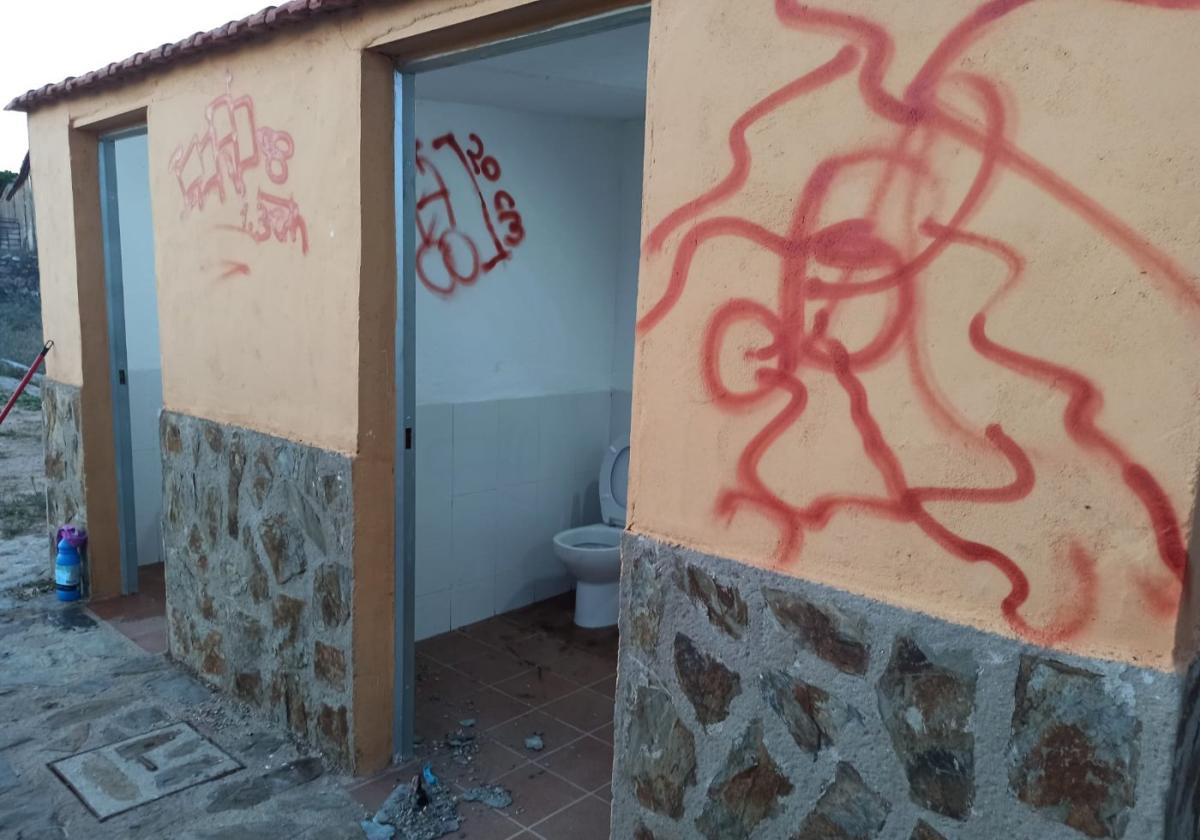 Destrozos en las instalaciones