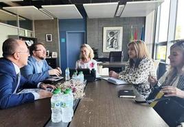 Reunión celebrada en la consejería de Educación