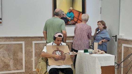 Aarón Barambones presenta una pequeña muestra de su arte