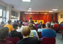 Reciente actividad en el salón de actos del instituto Zurbarán