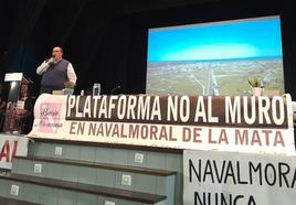 Anterior jornada promovida por la plataforma No al Muro