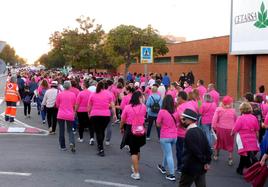 Participantes en la Marcha Rosa del 2021