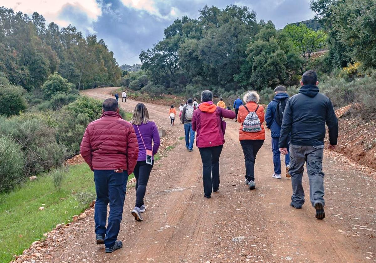 Participantes en una ruta anterior