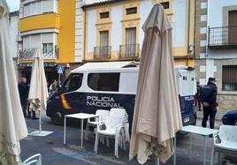 Imagen de la actuación desarrollada por la Policía Nacional