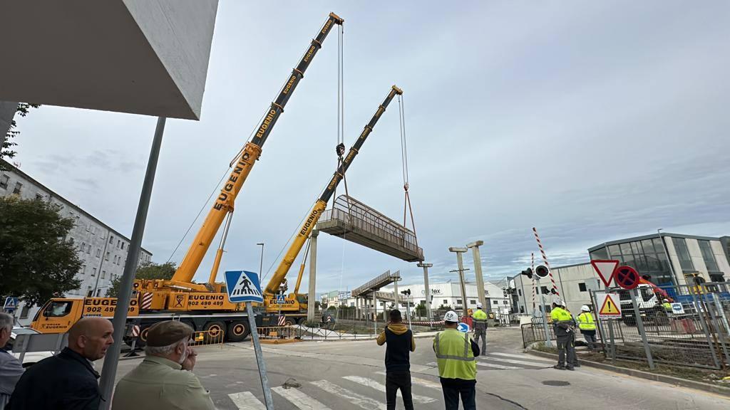 Las obras del tren siguen modificando el trazado urbano