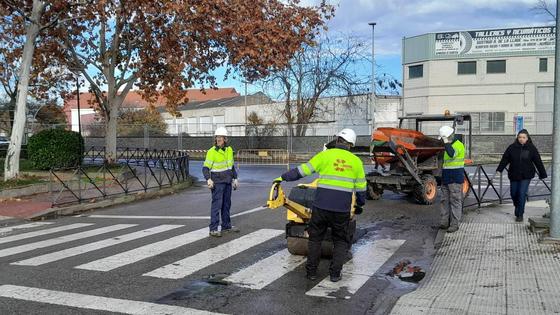 Los trabajos de bacheo se prolongarán hasta el viernes