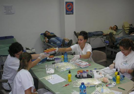 Intensa actividad de los donantes de sangre en enero