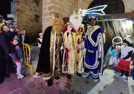 Los Reyes Magos en el belén recreado por El Encinar