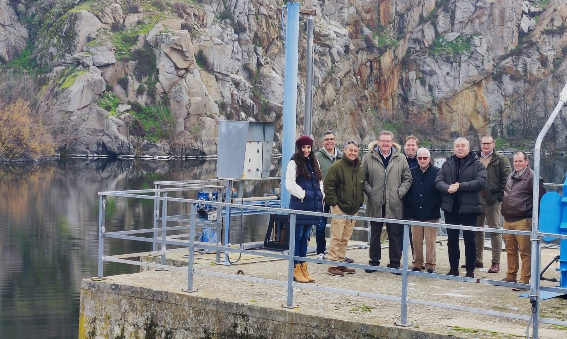 Visita a la presa de Azután