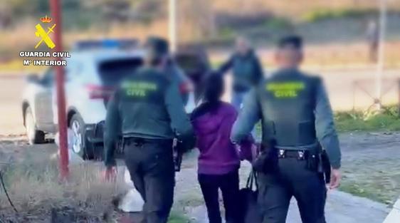 La Guardia Civil desmantela un punto de venta de heroína y detiene a sus responsables