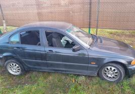 Imagen de uno de los vehículos siniestrados