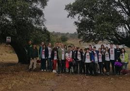 Familiares de Rosalía en el tercer aniversario de su desaparición