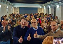 Presentación de Enrique Hueso como candidato a la alcaldía por la cúpula del PP
