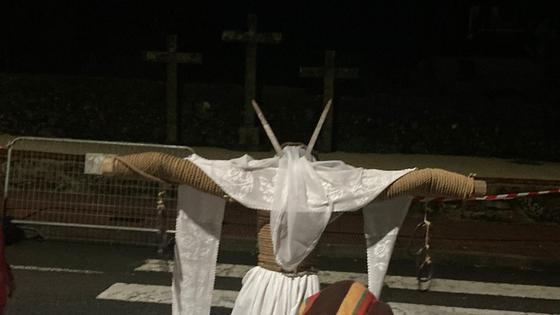 Adrián Casado, el único Empalao que salió en la madrugada del Jueves al Viernes Santo