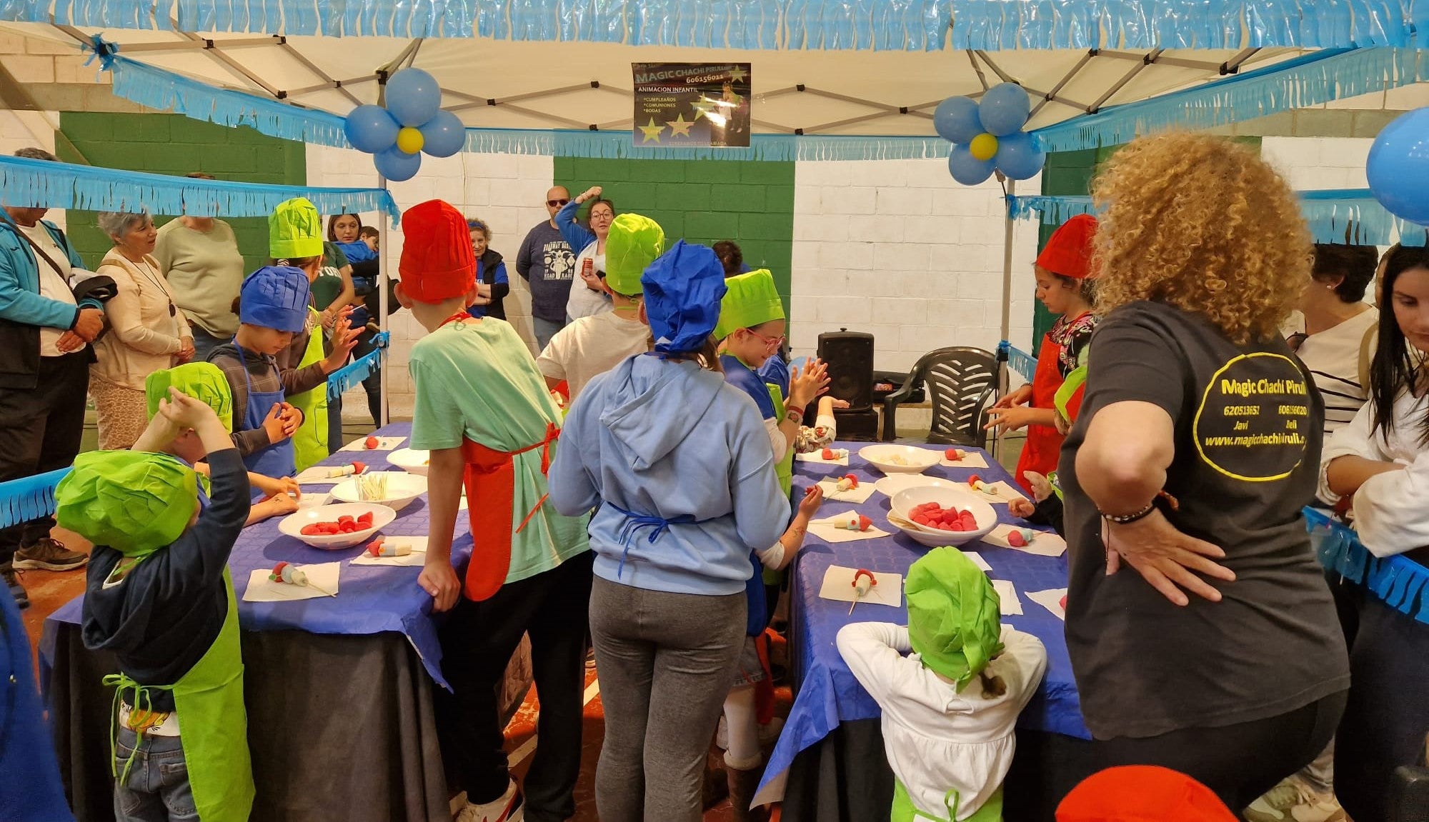 Talleres infantiles en la jornada celebrada en Casatejada