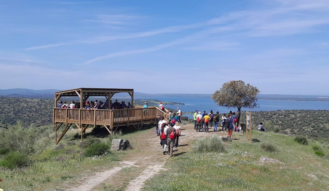 La XX Ruta a Peñaflor reúne a más de 200 senderistas