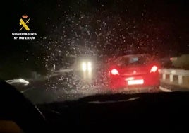 Imagen del vehículo facilitada por la Guardia Civil