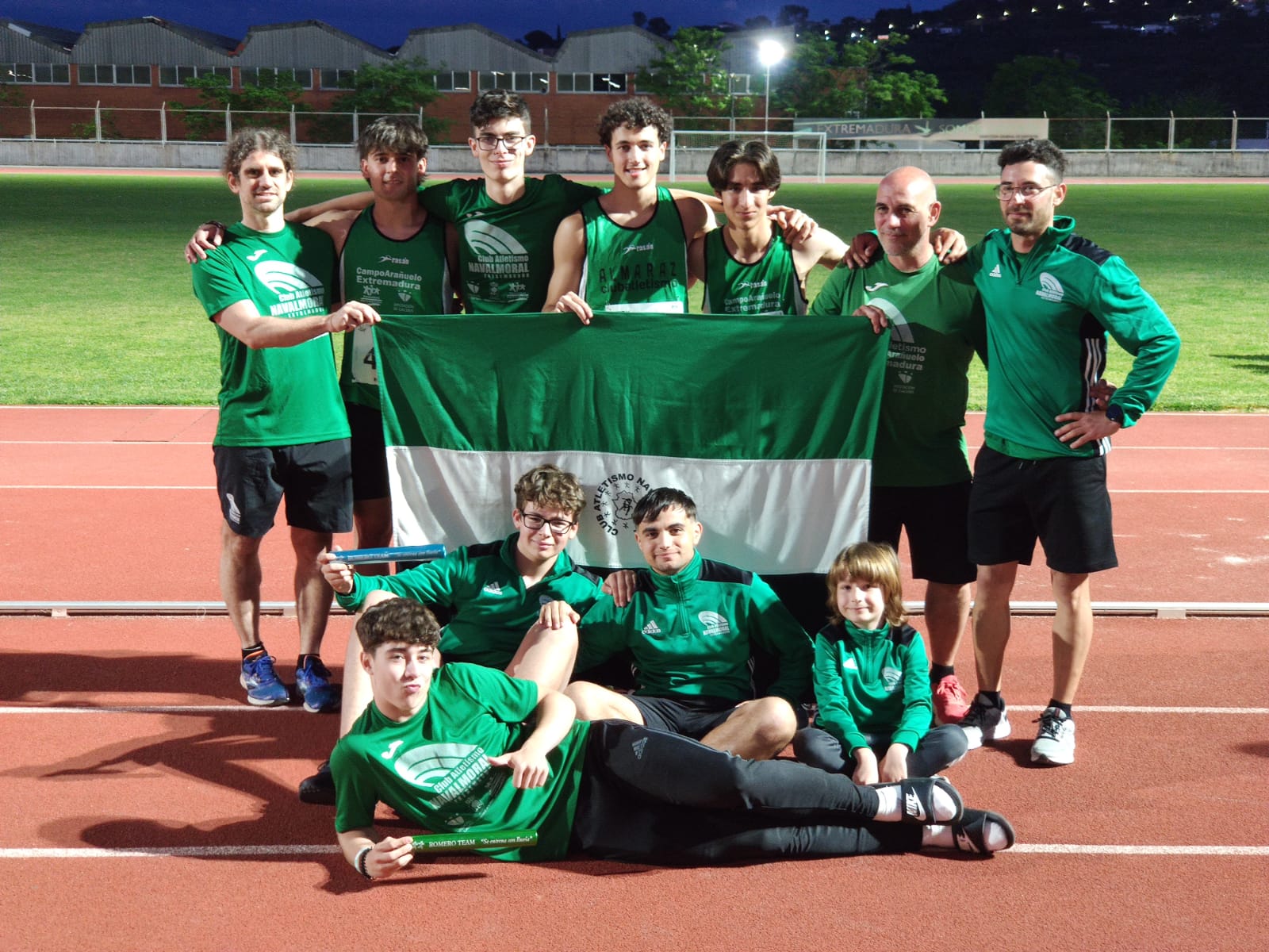 Integrantes del equipo masculino