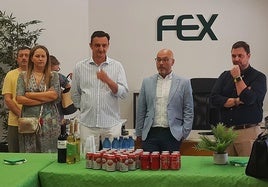 Roberto García, Felipe del Castillo y Juan Carlos Agúndez en la presentación