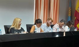 Grupo municipal socialista en el pleno