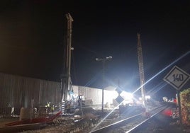 Los trabajos en horario nocturno provocan abundantes ruidos