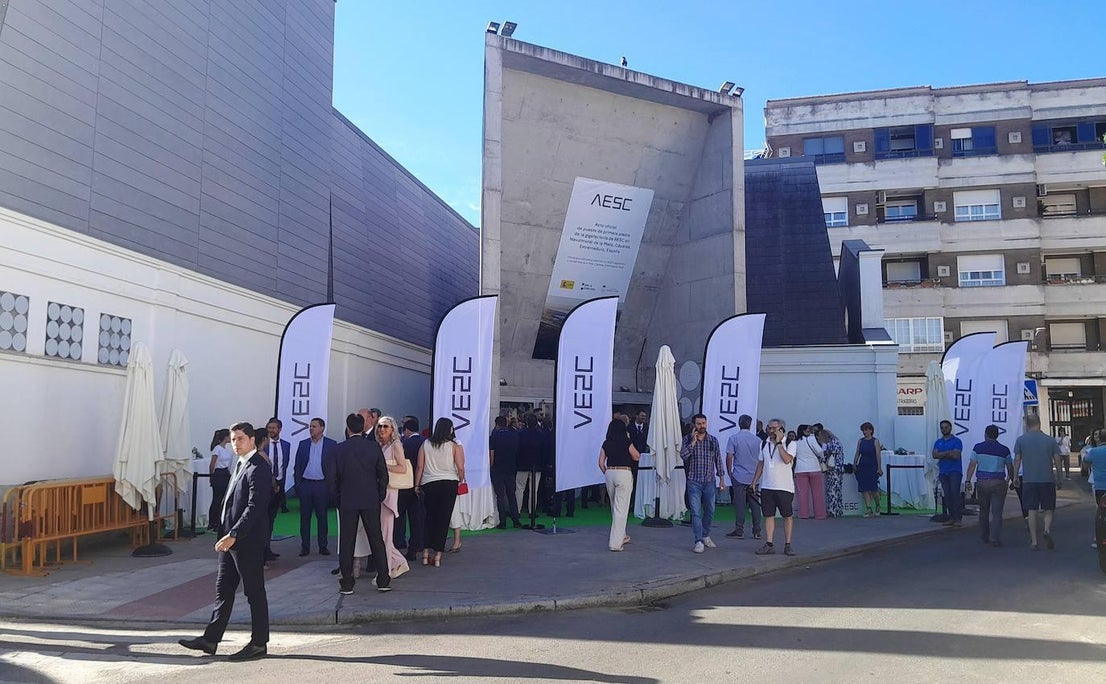 Primera piedra del futuro industrial de Extremadura