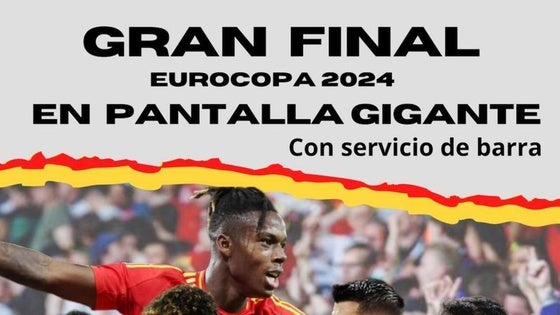 La final de la Eurocopa, en pantalla gigante en la plaza