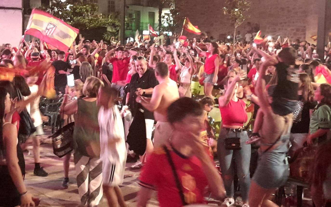 La afición futbolística vibra con el triunfo en la Eurocopa