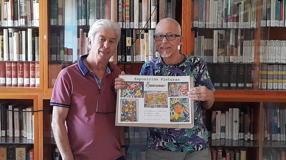Lorenzo Marcos vuelve a su pueblo para mostrar su pintura