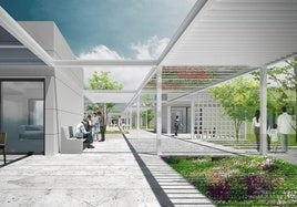 Recreación del futuro centro de Almaraz