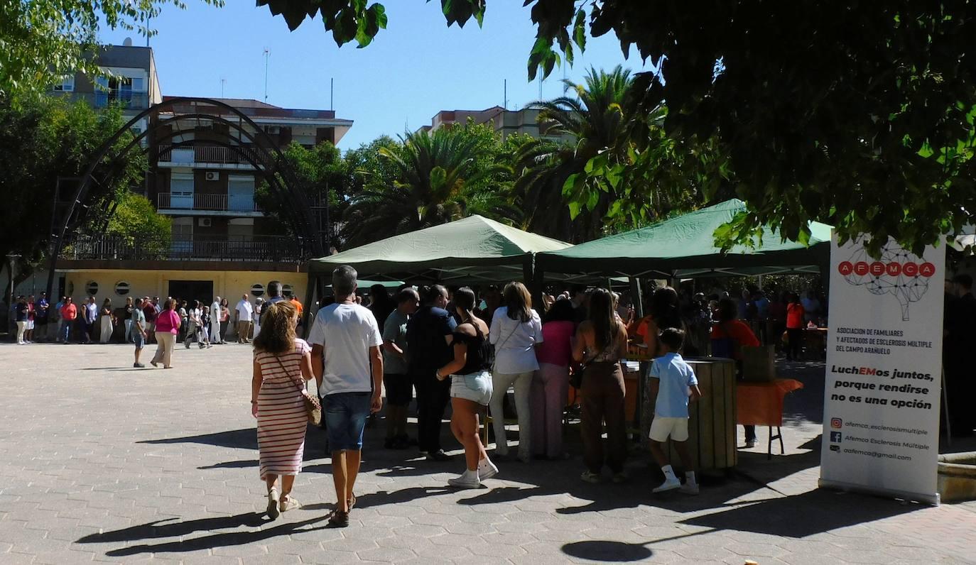 Gran acogida del encuentro de cortadores de jamón solidario