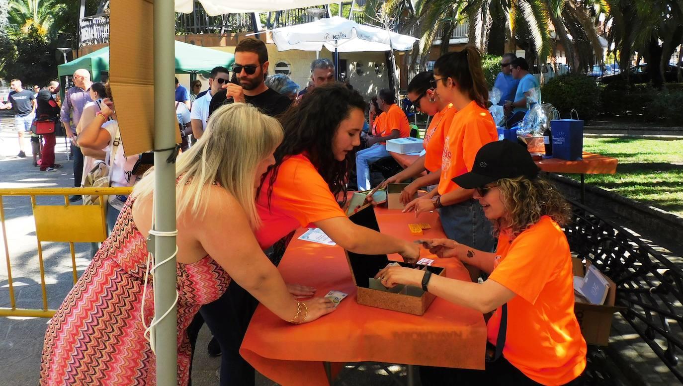 Gran acogida del encuentro de cortadores de jamón solidario