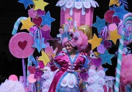 Reina infantil de una edición anterior del Carnaval