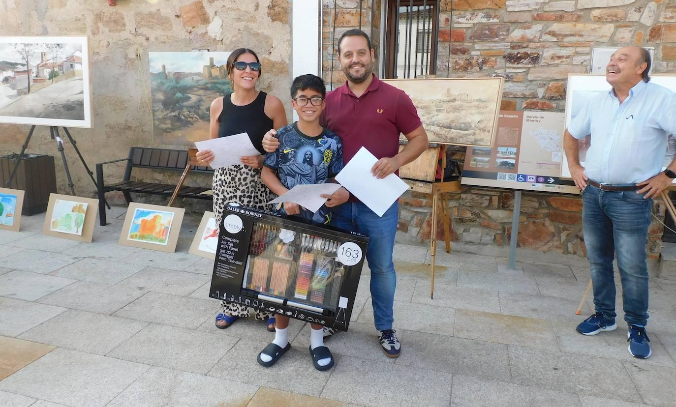 Gran nivel en el I Certamen de Pintura Rápida de Belvís de Monroy