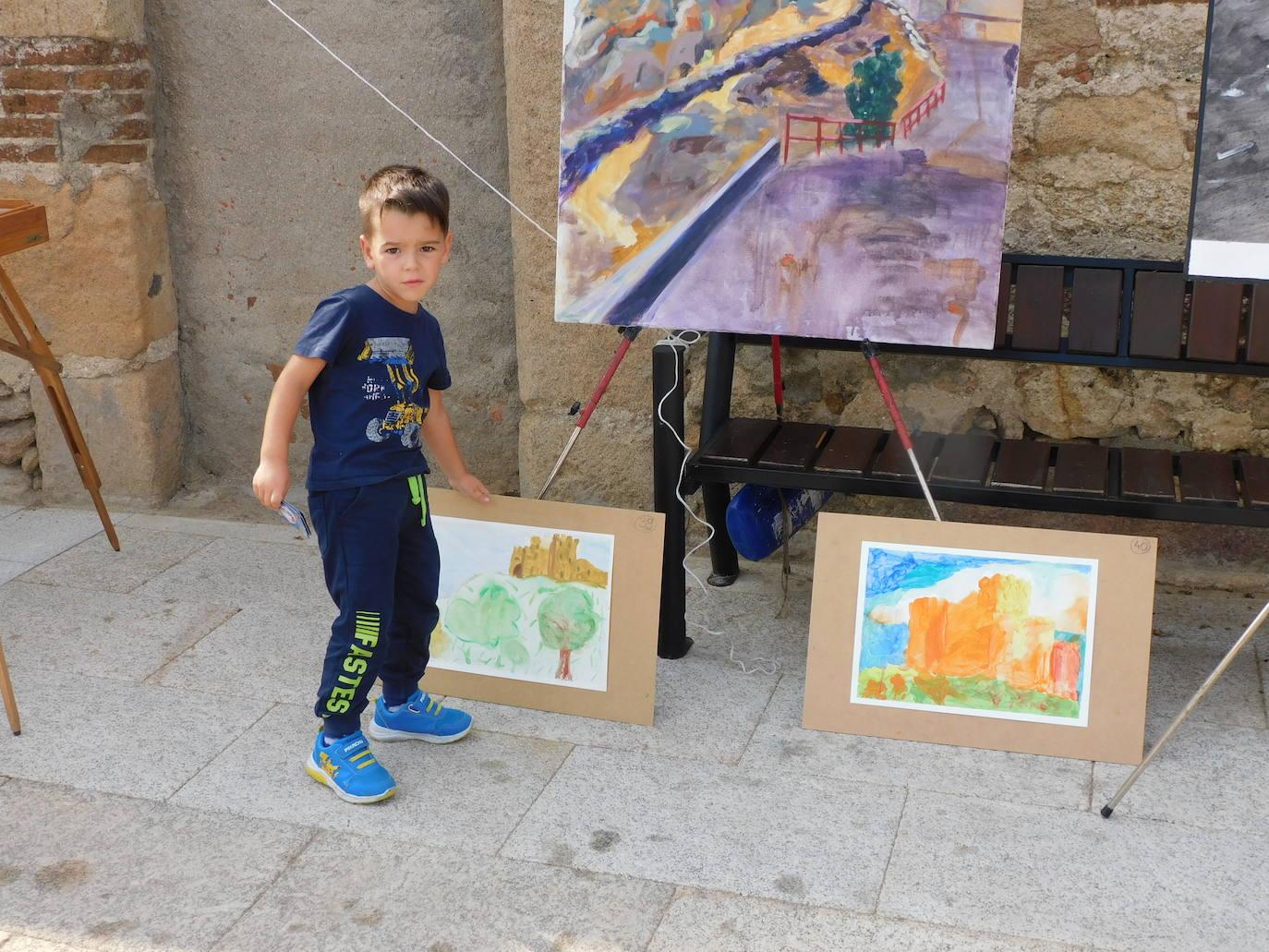 Gran nivel en el I Certamen de Pintura Rápida de Belvís de Monroy