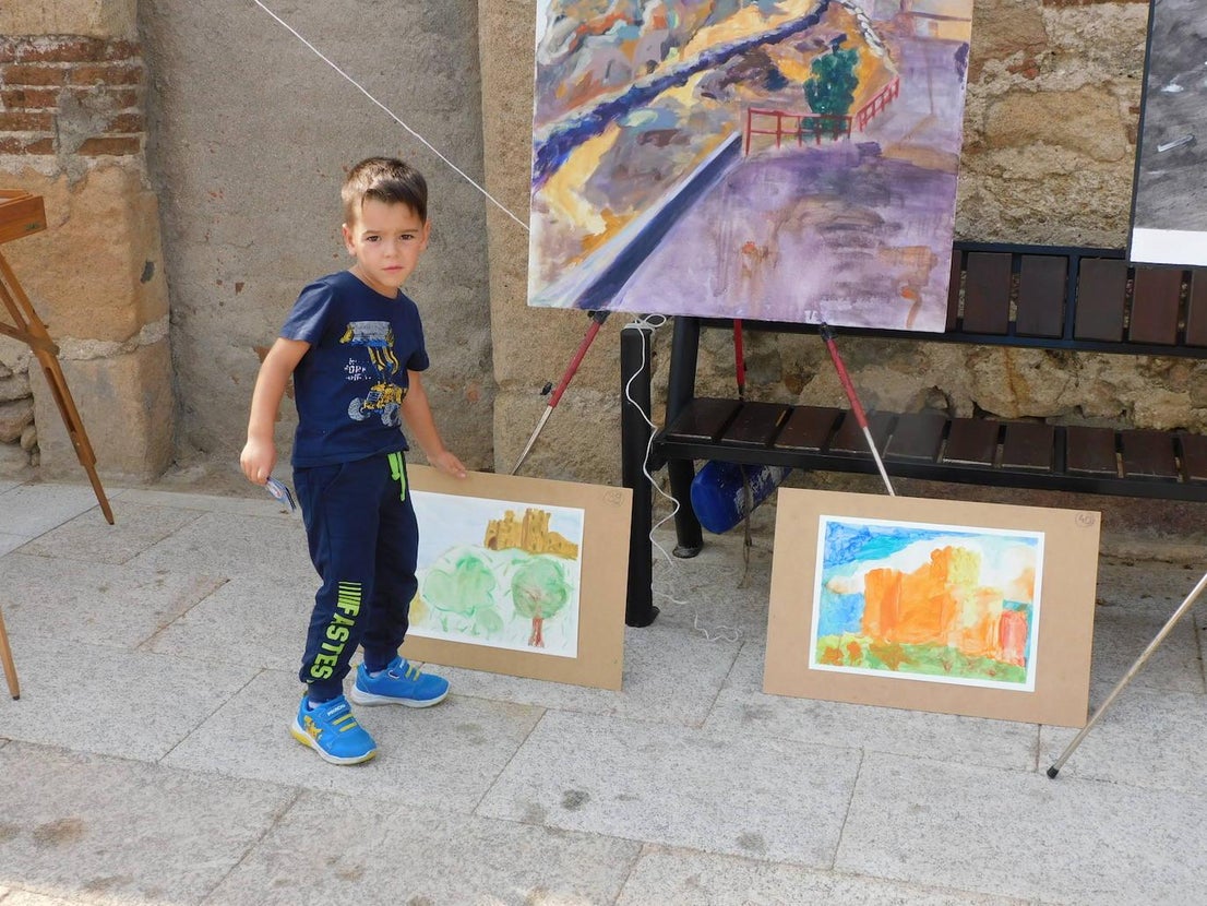 Gran nivel en el I Certamen de Pintura Rápida de Belvís de Monroy