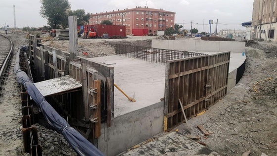 No al Muro vuelve a denunciar las condiciones de las obras del tren
