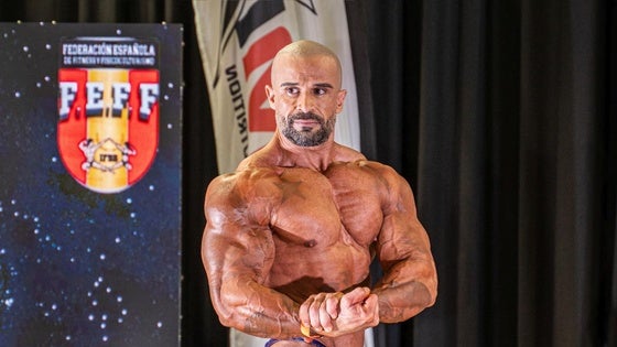 El moralo José Luis Hurtado, campeón de Extremadura de Culturismo