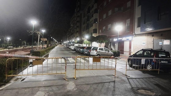 La Policía Local corta un tramo del paseo de la Estación para evitar riesgos
