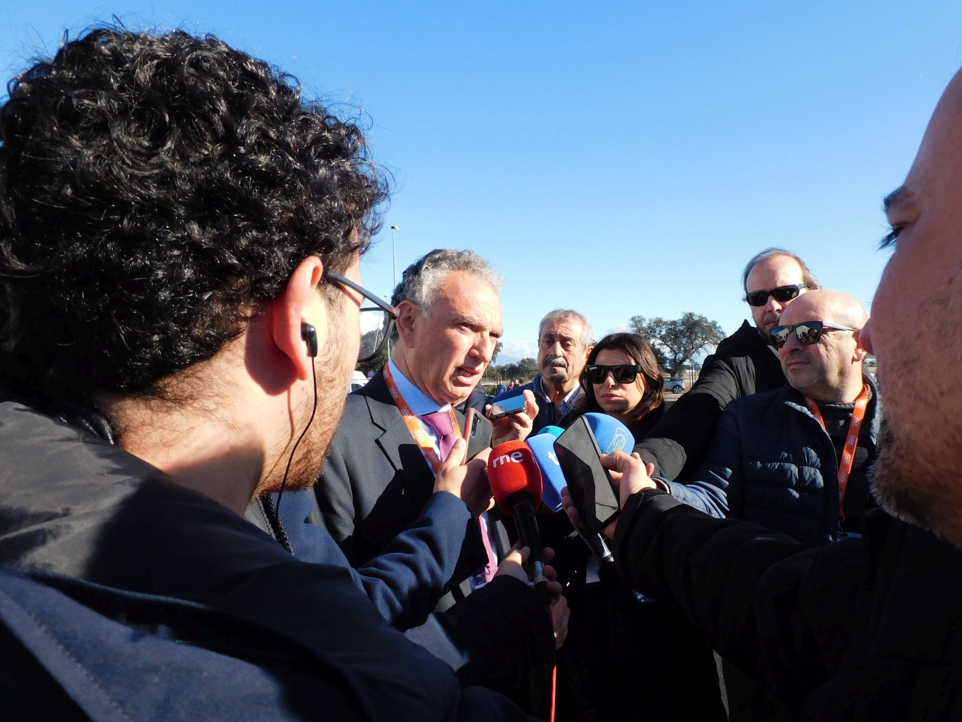 José Luis Quintana en la inauguración de la planta