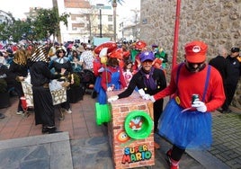 Ambiente en el entorno del Jardincillo el sábado de Carnaval