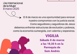 Vigilia por el Día de la Mujer