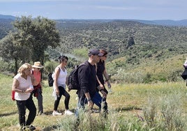 Ruta anterior con Peñaflor al fondo