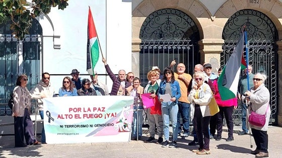 'Por la paz alto el fuego ¡Ya! Ni terrorismo ni genocidio'