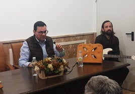 Óscar Jiménez estuvo acompañado por Alberto Piedra