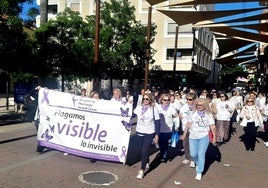 Marcha reivindicativa por el centro urbano para 'hacer visible lo invisible'