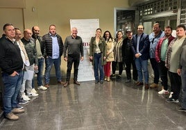 Algunos de los integrantes del Círculo Empresarial Moralo