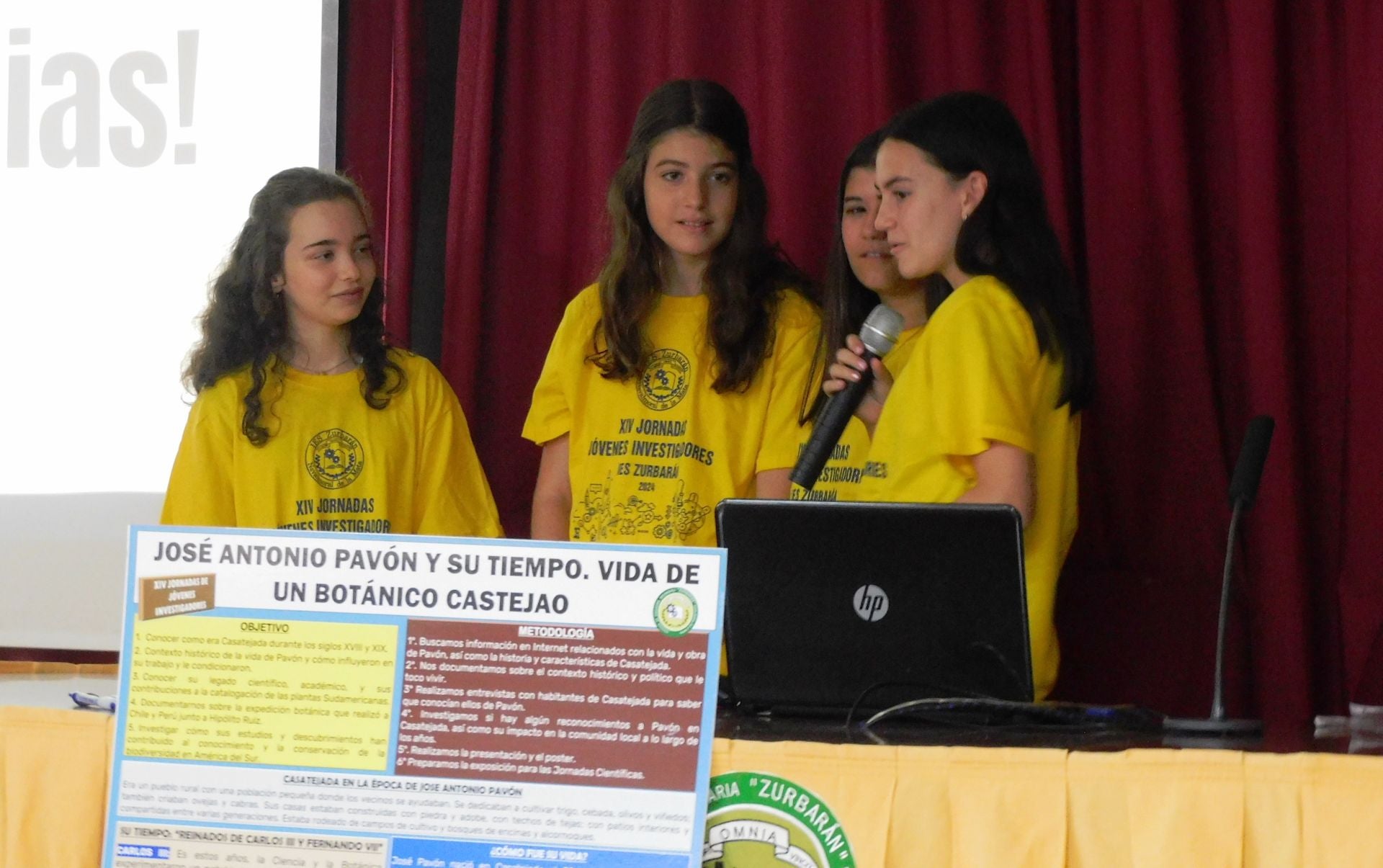 Jóvenes investigadoras de la edición anterior
