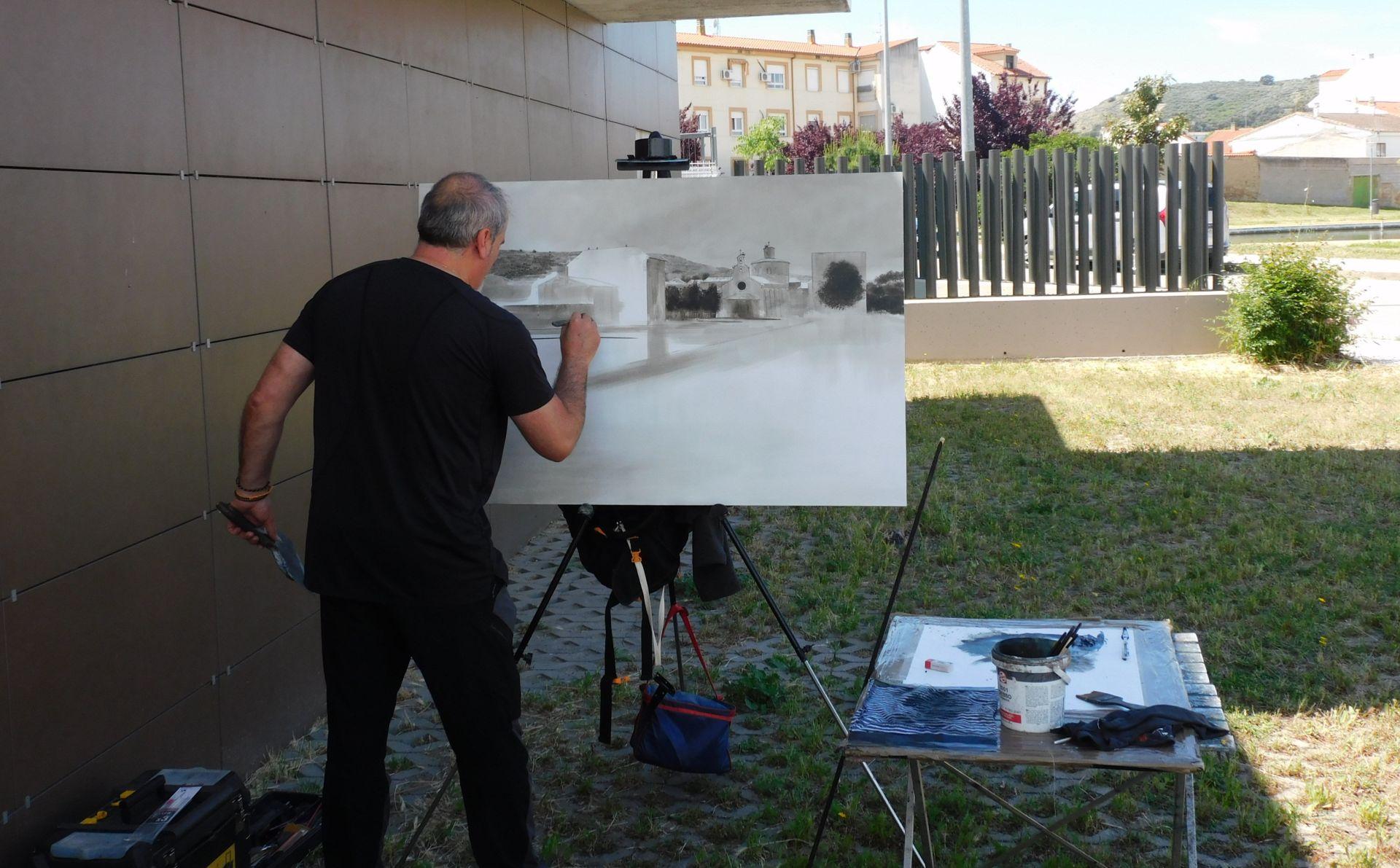 El Premio de Pintura Rápida 'Juan Núñez' eleva el nivel